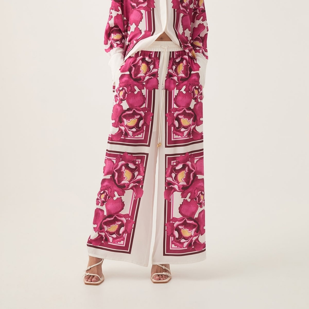 Aje Atomic Silk Relaxed Pant